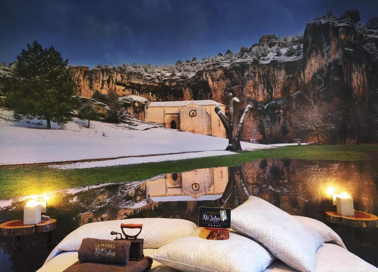 Casa Rural La Puerta Del Rio Lobos Сан-Леонардо-де-Ягуэ Экстерьер фото